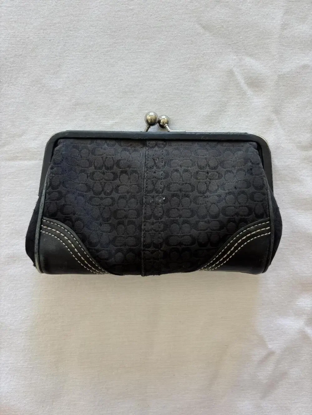 Vintage Coach clutch wallet